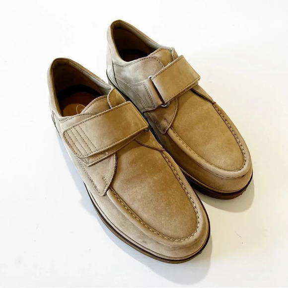 Rockport Tan Nubuck Suede Loafers Men’s Size 9‎ Rockabilly Hipster Grandpa Shoes main image 9